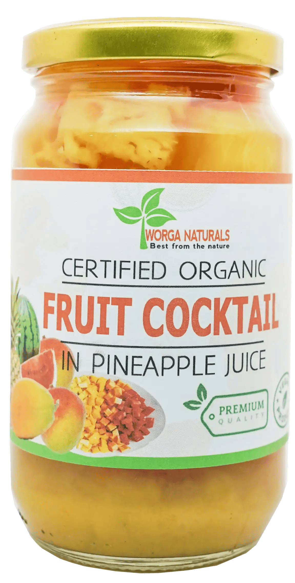 Organic Fruit Cocktail in Pineapple Juice