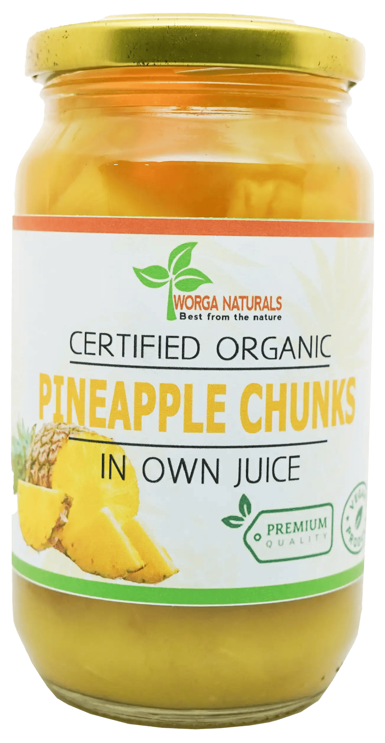 Organic Pineapple Chunks in Juice